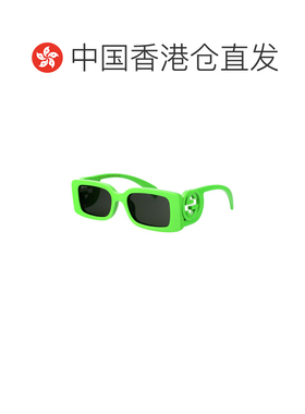 香港直邮GUCCI 女士眼镜 GG1325S009 AW2025 绿色 logo标识太阳镜