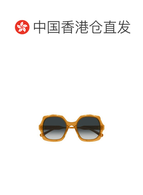 1h可退 香港直邮Chloe 蔻依 女士 几何框太阳镜 CH0226S orange橙