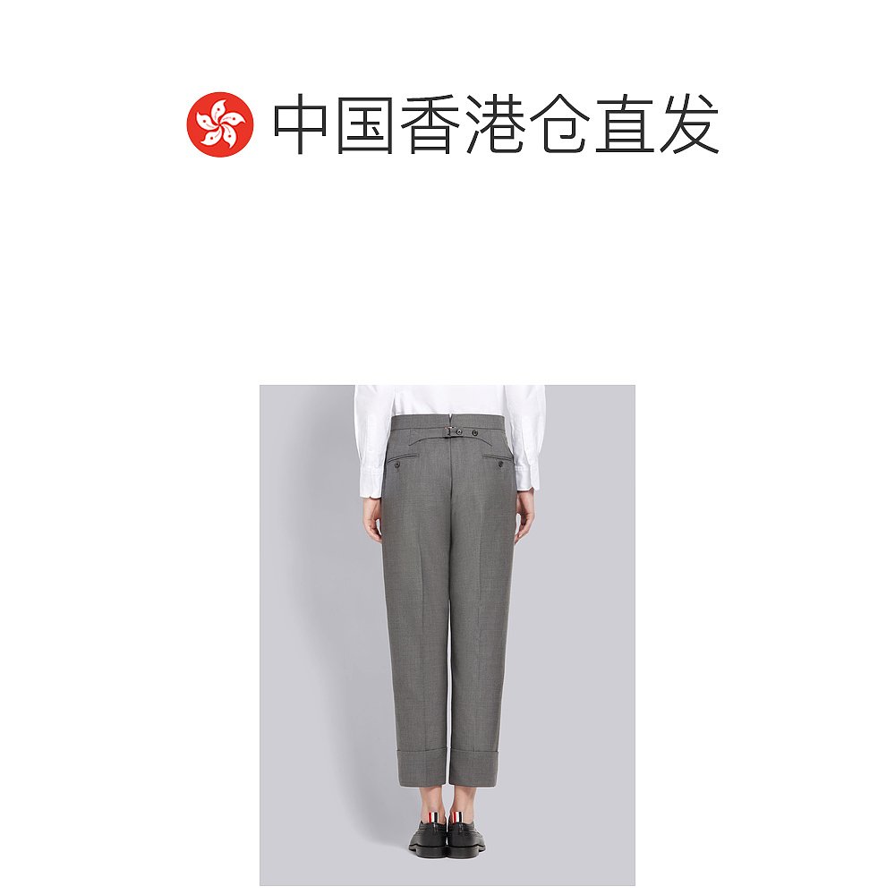 香港直邮Thom Browne 高腰休闲裤 FTC337A00626 - 图1