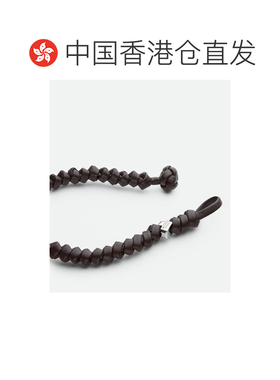 香港直邮Bottega Veneta 葆蝶家 女士 FONDANT 纯银皮革手链 8398