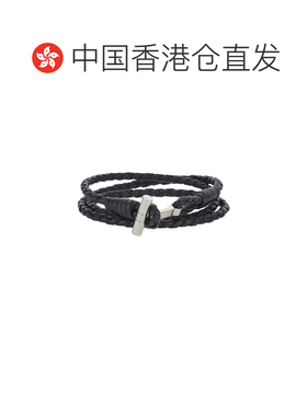 香港直邮Tom Ford 汤姆 福特 男士 String 黑色手镯式编织设计金(