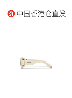 1h可退 欧洲直邮JACQUEMUS 女士太阳镜 JAC60C2SUN130 SS2025 白