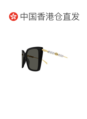 1h可退 香港直邮Gucci 古驰 女士 Eyewear 方形镜框太阳镜 GG1967