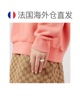自营欧洲直邮Gucci/古驰 男女通用18K金Icon戒指 饰有交织的GG图