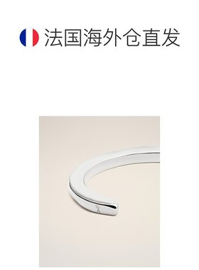 自营欧洲直邮AMI 沙丘银质小号黄铜手镯配饰