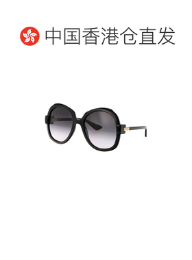 1h可退 香港直邮GUCCI 女士眼镜 GG1432S001 AW2025 黑色 圆形太