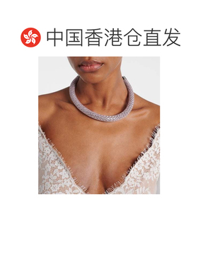 1h可退 香港直邮Self-Portrait 女士 水晶装饰短项链 SS25CK602NP