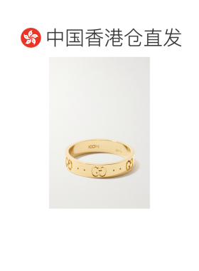 1h可退 香港直邮Gucci 古驰 女士 Icon系列18K金窄版戒指 660070J