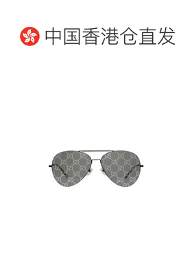 1h可退 香港直邮Gucci 古驰 男士 太阳眼镜 865673I3331 black黑