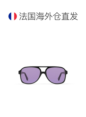 自营欧洲直邮LV路易威登 Hit男士紫色醋酸纤维飞行员太阳眼镜
