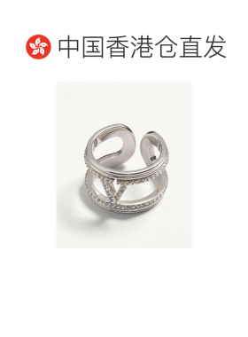 香港直邮VALENTINO 女士戒指 WJ0Y58QEUDFH SS2026 银色 属与施华