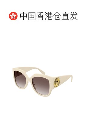 香港直邮Gucci 古驰 女士 全框太阳镜 GG1407S beige米色 舒适时