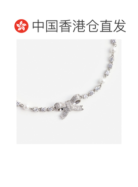 香港直邮SELF-PORTRAIT 女士项链 AW26604NSL AW2026 银色 蝴蝶结