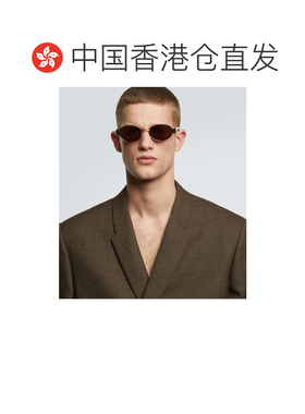 1h可退 香港直邮Celine 思琳 男士 Triomphe 01 金属椭圆形太阳眼