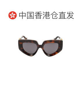 1h可退 香港直邮LOEWE 罗意威 女士 Anagram 幾何框架太陽眼鏡 LW