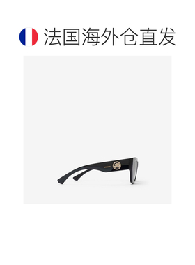 自营欧洲直邮Burberry博柏利 EKD黑色醋酸纤维猫眼太阳镜男女同款