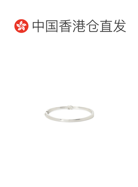 香港直邮COACH 女士手链手镯 546477RHO030 SS2026 银色 C字形手