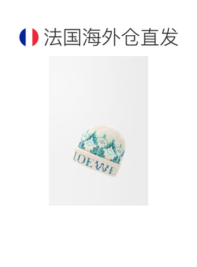 自营欧洲直邮LOEWE罗意威 女士白色/绿色羊毛混纺【付后1h可退】