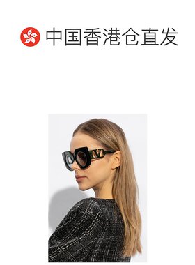 【99新未使用】香港直邮Valentino 徽标太阳镜 VLS-127C-53 0配饰