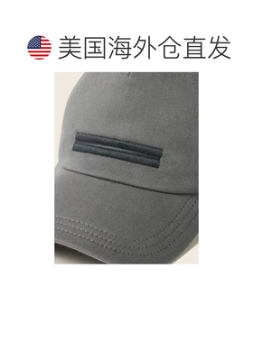 美国直邮zegna 杰尼亚 男士 刺绣斜纹棉布帽子 Z3【付后1h可退】