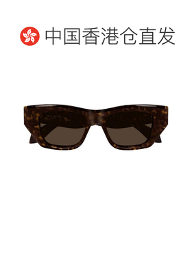 香港直邮ALAIA 女士眼镜 AA0074S002 CO 棕色 AA0074S