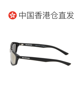 1h可退 香港直邮Balenciaga 巴黎世家 男士 黑色镜面太阳镜 BB040