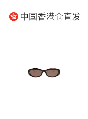 香港直邮ALEXANDER MCQUEEN 24FW 几何框太阳镜 Women