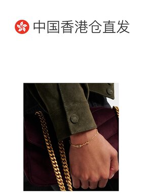 1h可退 香港直邮Saint Laurent 圣罗兰 女士 Cassandre 手链礼物