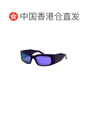 1h可退 香港直邮Balenciaga 巴黎世家 男士 紫色 Paper 太阳镜 BB