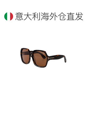 1h可退 欧洲直邮TOM FORD 女士太阳镜 FT122152E SS2026 棕色 SAF