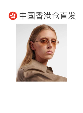 1h可退 香港直邮Fendi 芬迪 女士 First 水晶椭圆形太阳眼镜