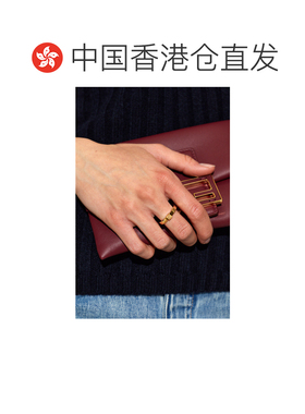 1h可退 香港直邮FENDI 女士戒指 8AL217B08F0CFK SS2026 金色 FF