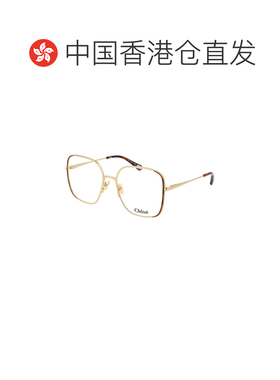 香港直邮CHLOÉ 女士眼镜 CH0038O001 AW2025 黑色 logo平光镜