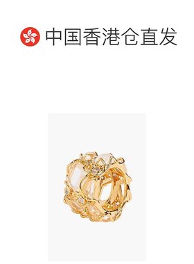 1h可退 香港直邮ZIMMERMANN 女士 quartz 镀金水晶戒指 4996F23GO