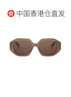 1h可退 香港直邮CELINE 女士眼镜 CL40319I48E AW2025 棕色 全框