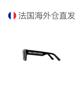 自营欧洲直邮Balenciaga巴黎世家 Max Square AF女士黑色方形太阳
