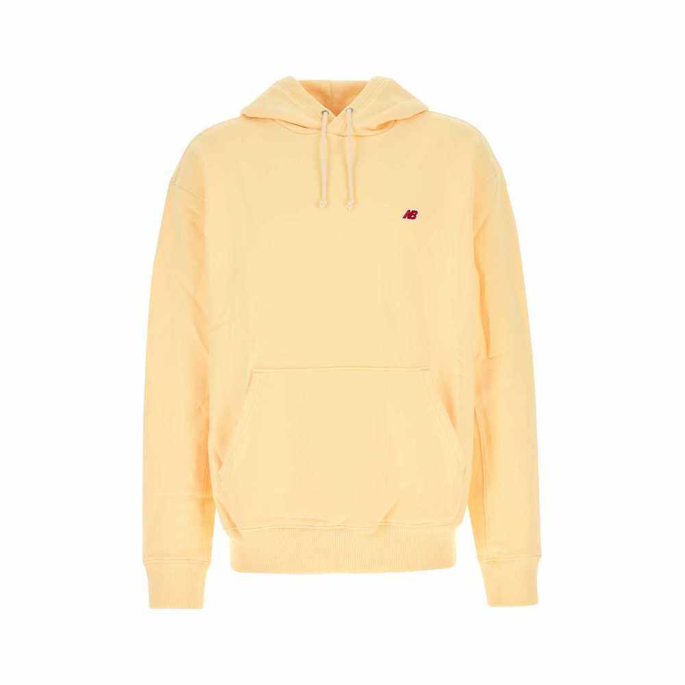 1h可退 香港直邮New Balance  男士 粉蜡笔黄色棉质卫衣 MT43546C,淘宝优惠券,粉丝福利购,淘宝优惠卷