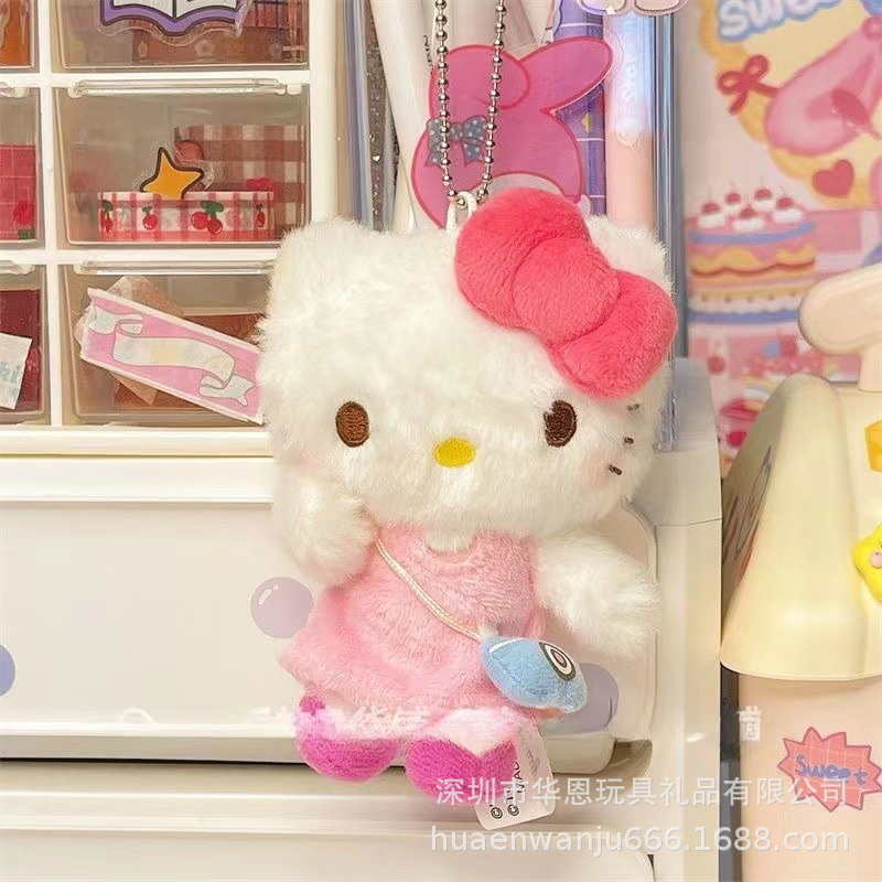 日本晴空酱三丽鸥hellokitty公仔挂件套装可爱小玩偶挂饰现货-图2