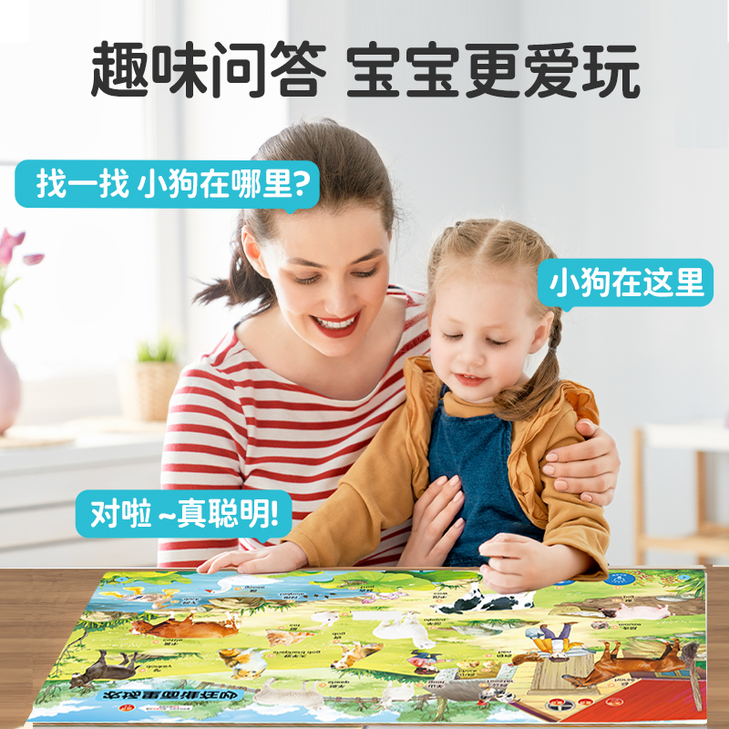 会说话的早教有声书十万个为什么点读发声学习机启蒙2幼儿童3玩具 - 图1