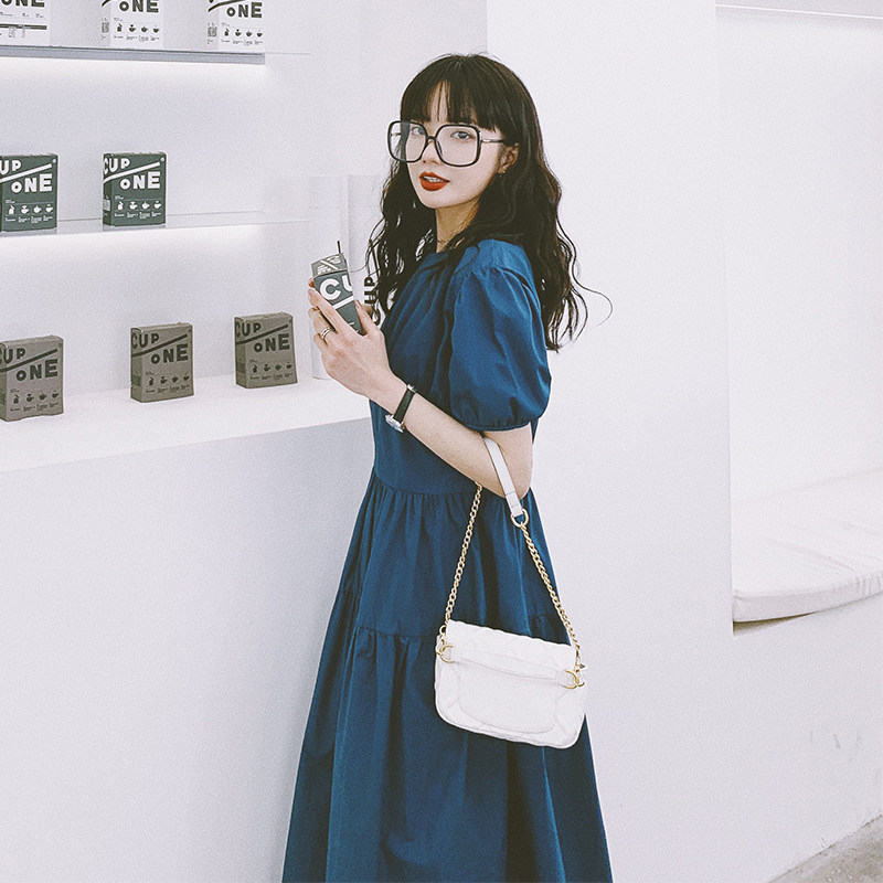 泫雅风ins超仙2020年新款潮连衣裙 岸妃连衣裙