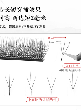 吻之睫海王三叶草幼态减龄假睫毛
