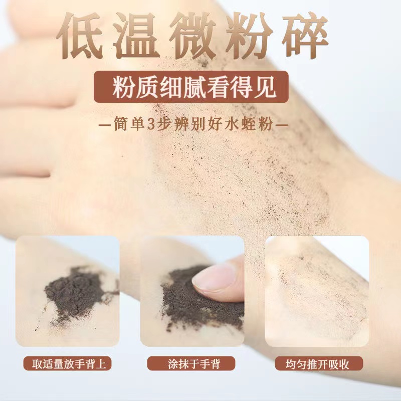 米炒水蛭水蛭粉中药饮片0.5g*14袋中老年中药材蚂蝗粉正品干粉