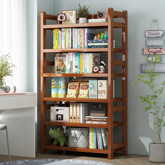 Bookshelf rack floor-standing multi-layer multi-functional storage rack