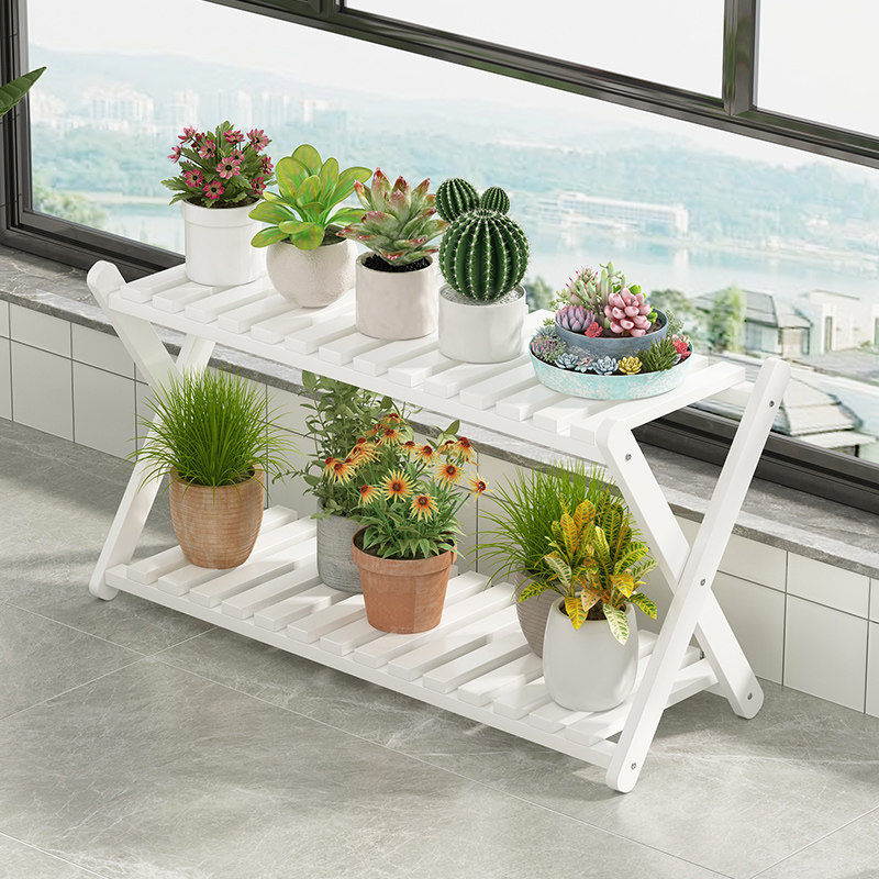 花架子多层室内客厅阳台装饰楠竹置物架多肉落地面家用花盆架实木,淘宝优惠券,粉丝福利购,淘宝优惠卷