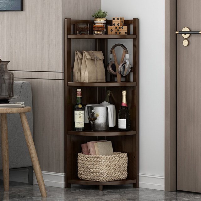 Triangular corner cabinet corner cabinet living room sofa side cabinet