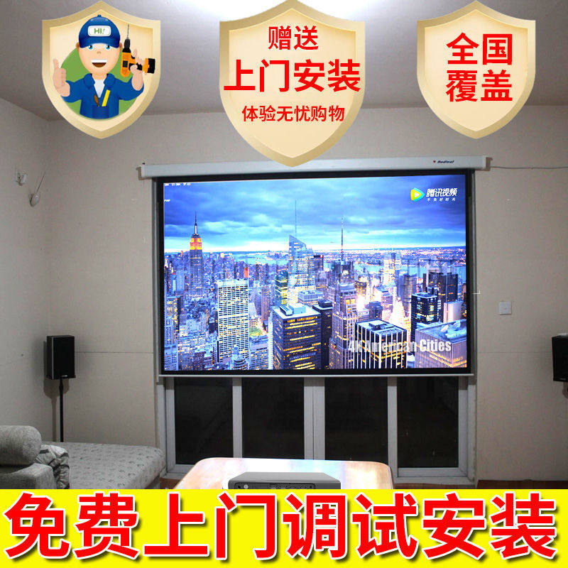家用4k超高清办公会议小米投影仪 oojbloo投影机