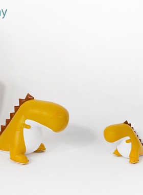 zuny黄色河马恐龙纸镇书挡