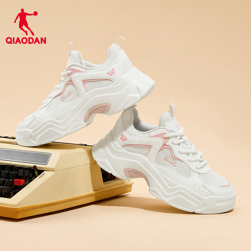 乔丹厚底增高休闲鞋女运动鞋2026春季新款网面透气兔子老爹鞋软底,淘宝优惠券,粉丝福利购,淘宝优惠卷