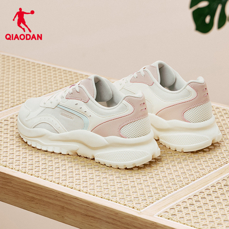 乔丹小千禧跑步鞋女冬季新款轻便老爹鞋厚底增高透气休闲运动鞋女,淘宝优惠券,粉丝福利购,淘宝优惠卷