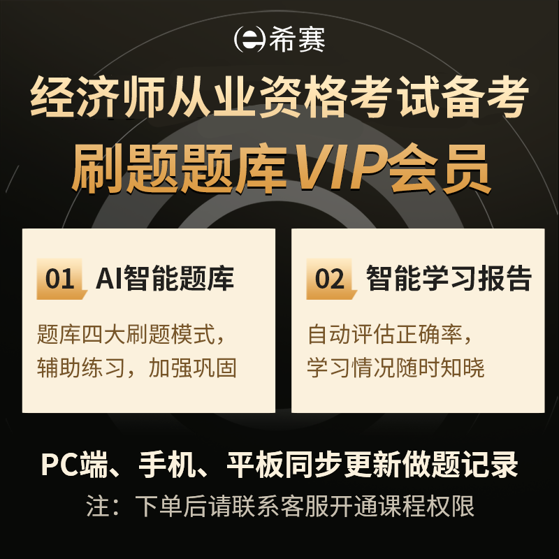 希赛2024新款初中级经济师视频学习题库人力资源金融工商建筑真题-图2